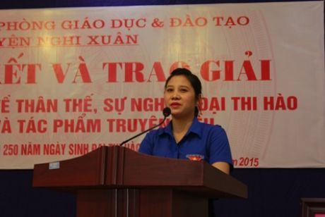 Tổng kết và trao giải cuộc thi “Báo tường về thân thế sự nghiệp Đại thi hào Nguyễn Du và tác phẩm Truyện Kiều”.
