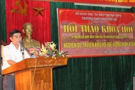 Hội thảo khoa học 'Nguyễn Du và truyện Kiều với quê hương Nghi Xuân”.