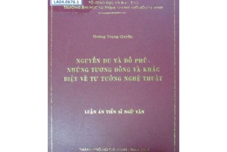 NGUYỄN DU VÀ ĐỖ PHỦ - NHỮNG TƯƠNG ĐỒNG VỀ TƯ TƯỞNG NGHỆ THUẬT