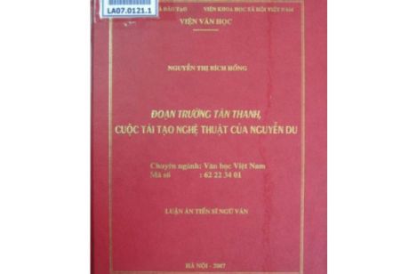 ĐOẠN TRƯỜNG TÂN THANH, CUỘC TÁI TẠO NGHỆ THUẬT CỦA NGUYỄN DU