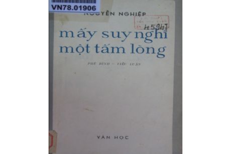 MẤY SUY NGHĨ MỘT TẤM LÒNG